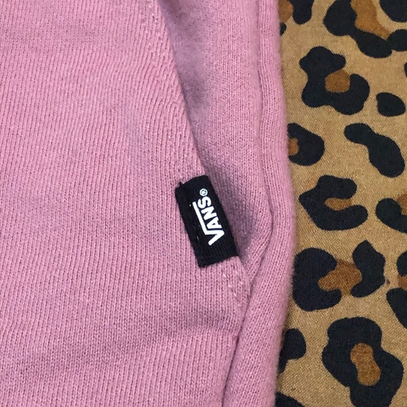 Vans Straightened Out French Terry Rose Hi-Rise Short *Size Small* HP⭐️ - Picture 9 of 13